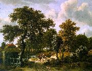 Meindert Hobbema The Travelers oil painting